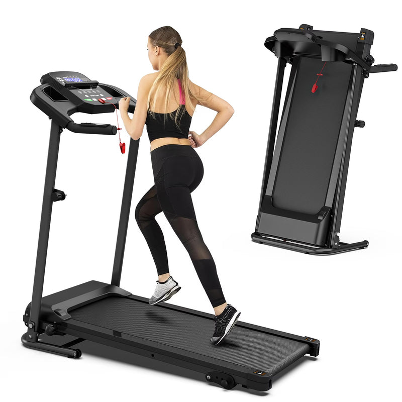 Home Folding Treadmill With Pulse Sensor