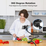 Newest Gooseneck Phone Holder 31in Long Flexible Lazy Arm Clip Adjustable Overhead Phone Mount For Phone
